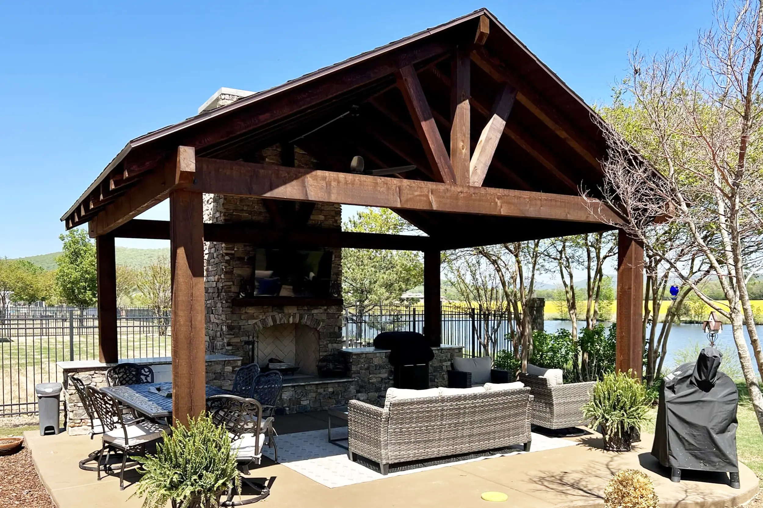 cedar pergola